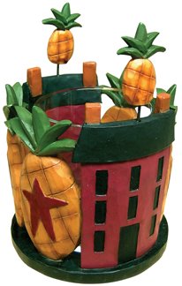 Pineapple & House Votive Holder - CWG27725
