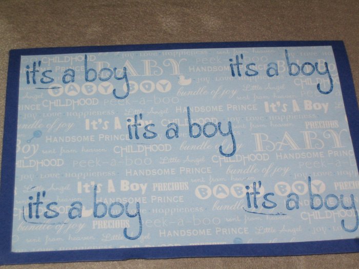 Its A Boy Greeting Card - CTbo