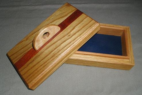 Oak/Bubinga Keepsake Box - WAob
