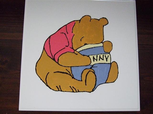 Winnie the Pooh Hunny Pot Nursery/ Wall Art - 4Uwp