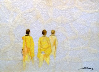 Medicant Friar Leaf Painting - MEmf