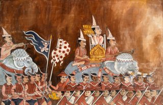 Cloth Goldleaf Painting - MEgp