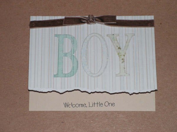 Baby Boy Greeting Card - CCbb