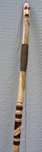 Hand Carved Maple Hiking Staff - OCma