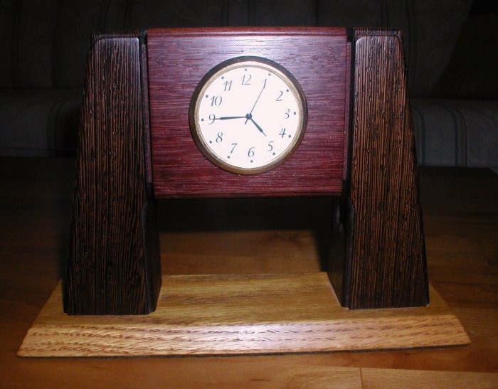 Hand Crafted Wood Clock - WAwc