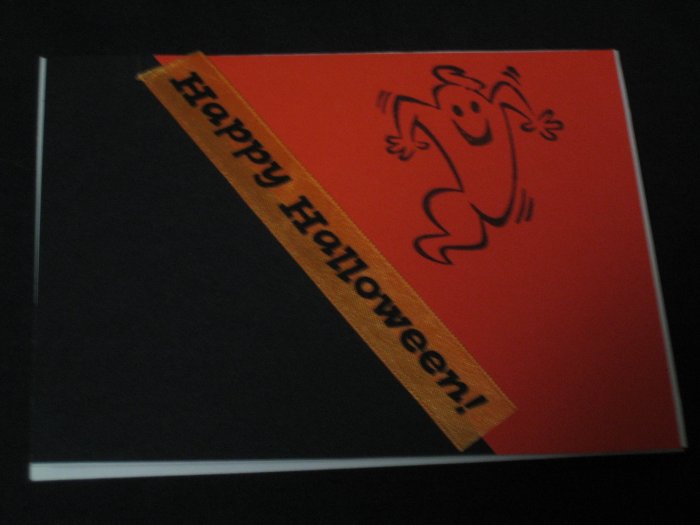 Happy Halloween Ghost Card - CTbo