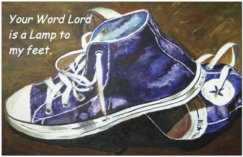 Lamp to My Feet Print - NWlfp