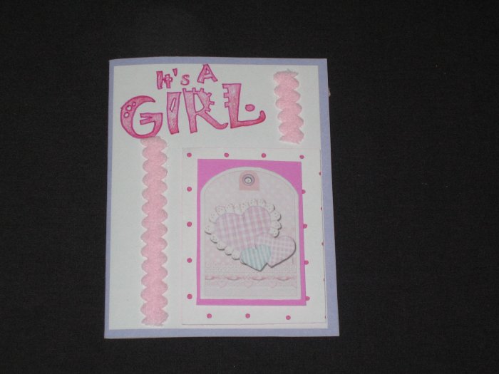 It's a Girl Greeting Card - CTgg