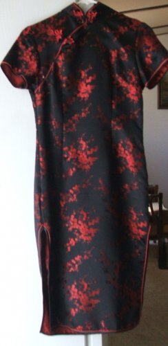 Chinese Pure Silk Mandarin Collar Dress - EArg