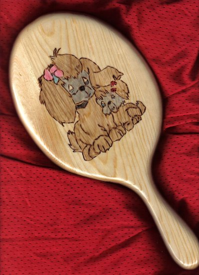 Pretty Puppies Handheld Mirror - JWpu