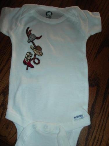 Cowboy Print Onsie - CGcp