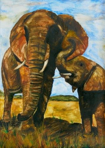Mommy and Me Elephants - NWmm