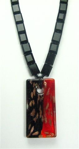 Japanese Inspired Glass Necklace - UEja