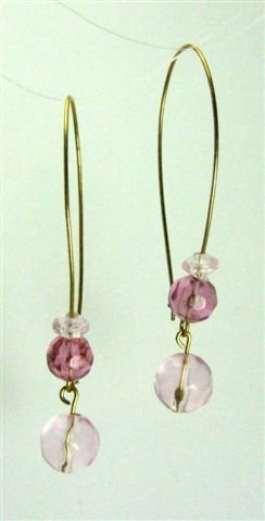 Pink Drops Earrings - UEpd