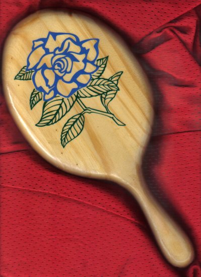 Blue Rose Handheld Mirror - JWbr