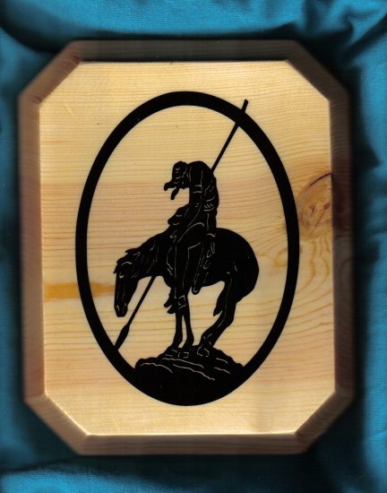 Indian Warrior Wall Plaque - JWiw