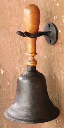 Cast Iron Dinner Bell with Hook - G112260