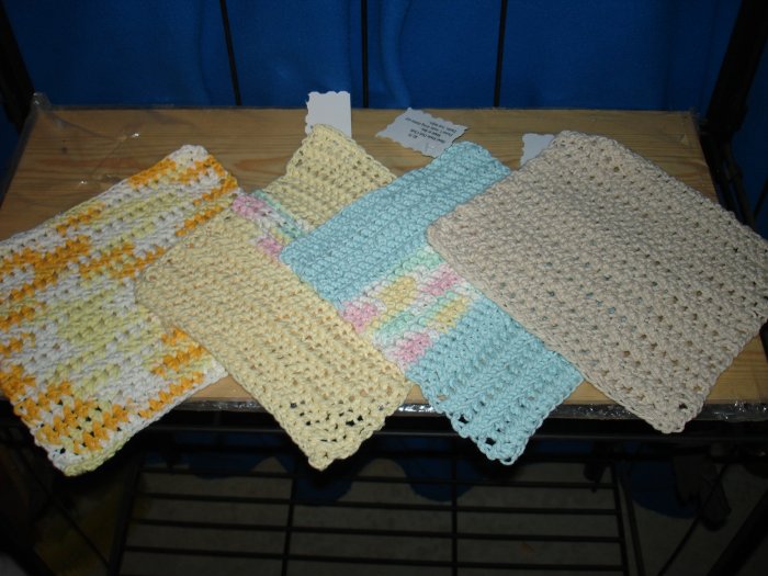 Crocheted Dish Cloths- KSdc
