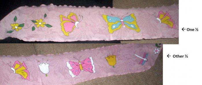 Butterfly Scarf - Pastel & Pink - DDbf