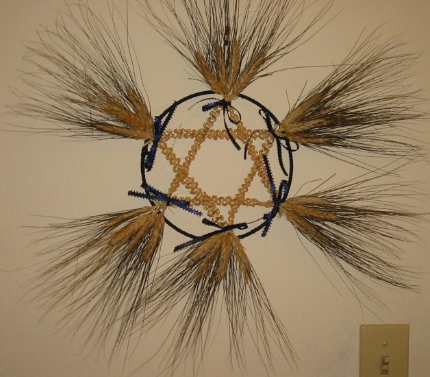 Star of David Wheat Weaving - EEsd