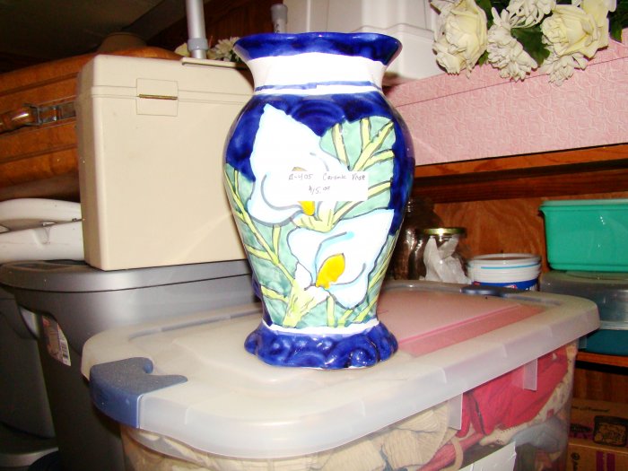 Calla Lily Ceramic Vase - MXcl