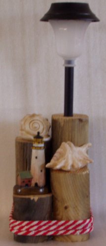 Lighthouse & Seashell Solar Light - CCls