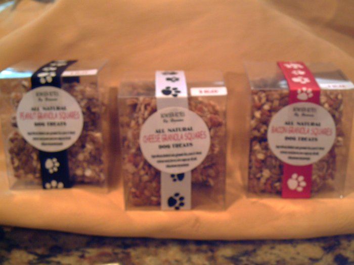 Granola Squares Natural Dog Treats - BBgs