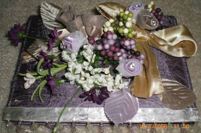 Photo Album Lavender & Gold - ADKlg