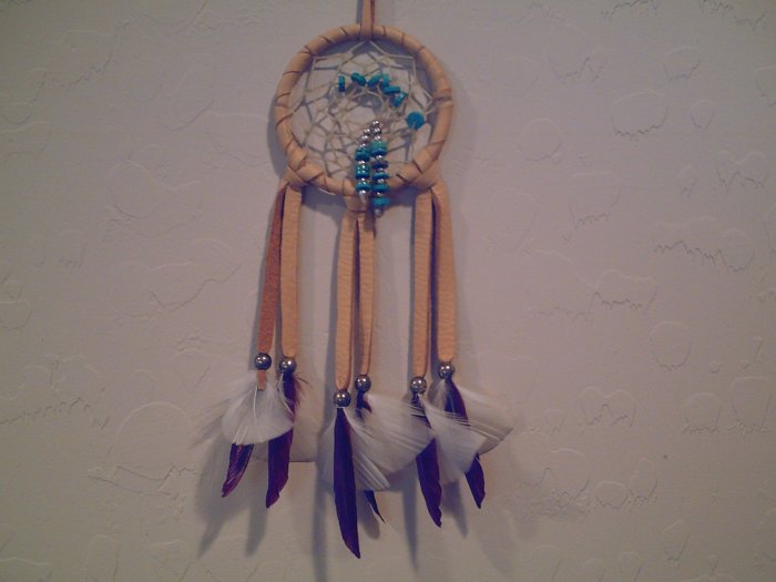 Turquoise Drop Dream Catcher - EMtd