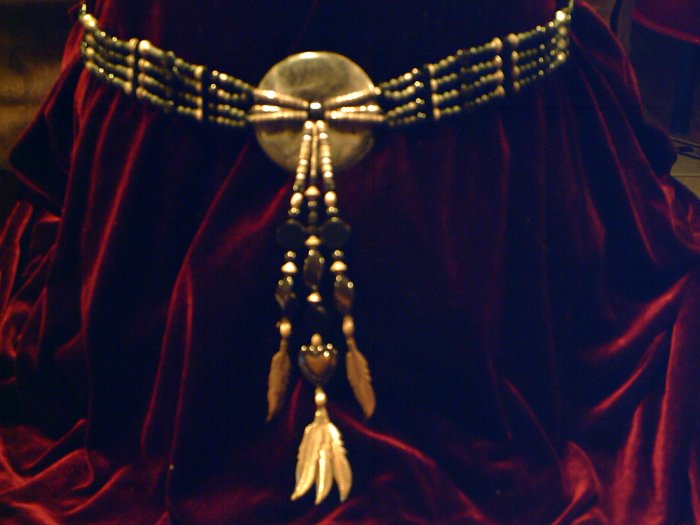 Silver Fox Beaded Belt - EMsf