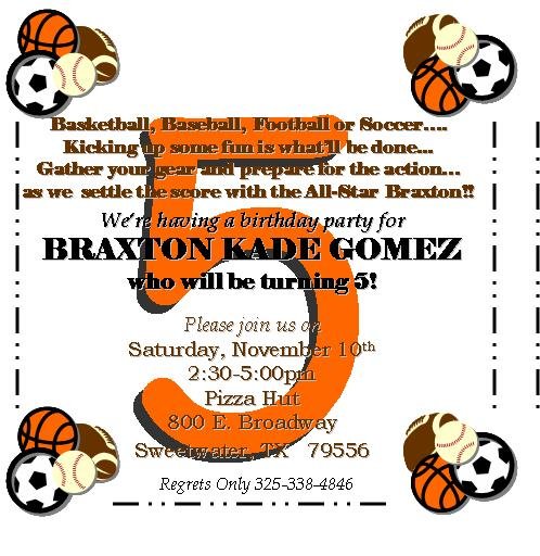 Birthday Party Invitations - THbi
