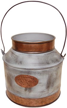 Galvanized Milk Can - CWG111489