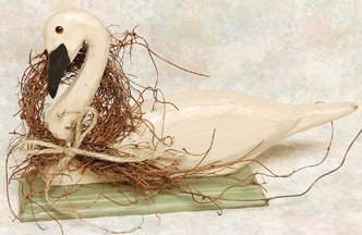 Swan Shelf Sitter - CWG50225
