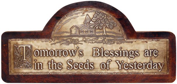 Tomorrows Blessings Plaque - CWG111440