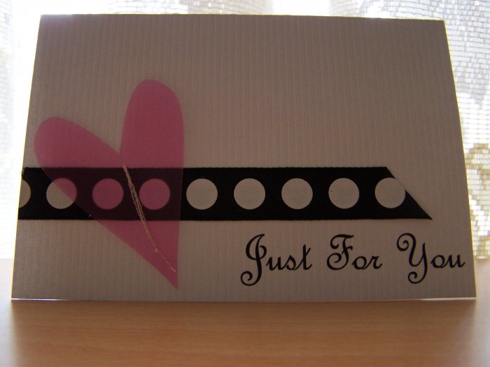 Just For You Card