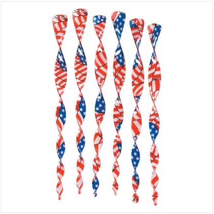 American Flag Twirler - 6 Pc