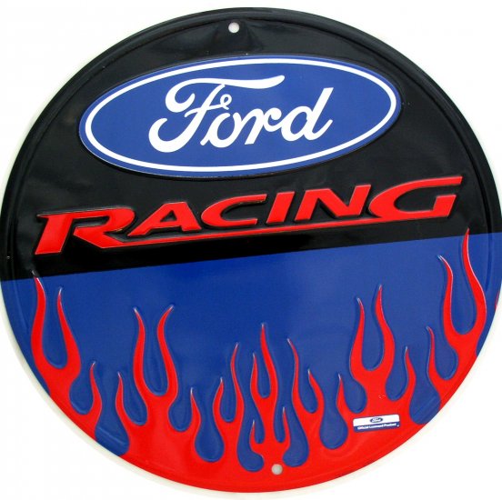 FORD RACING NASCAR HOTROD CIRCULAR SIGNS