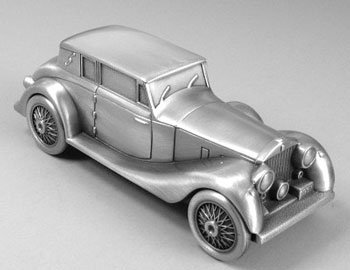 Pewter Finish Luxury Car Bank