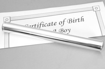 Nickel Plated Certificate Holder