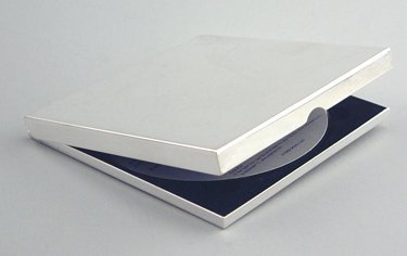 Engraved Silver Plated CD/DVD Case