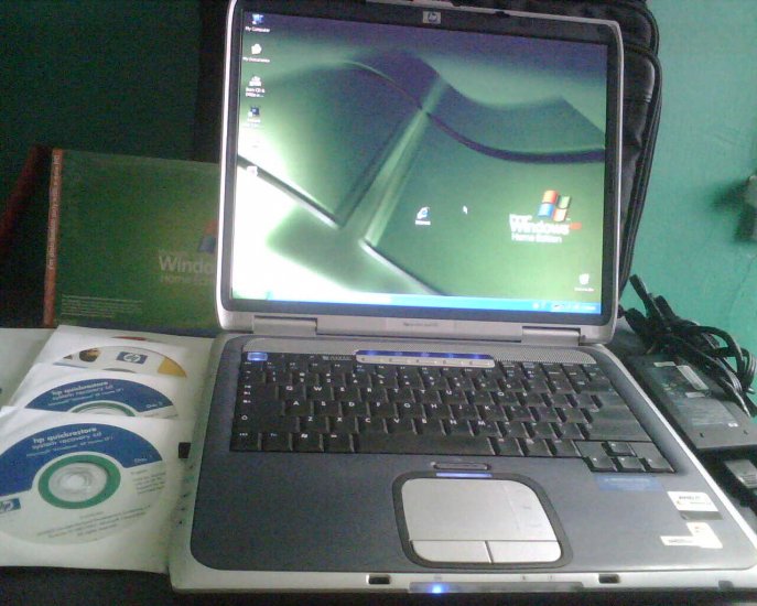 HP pavilion ze4300 @1.6ghz/cdrw/dvdrw burner/60gb/ upgraded.