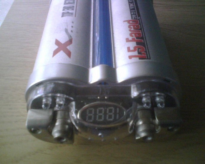 new Xpress top end noen capacitator 1.5 farad