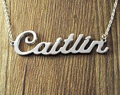 Personalized Silver Namecharm
