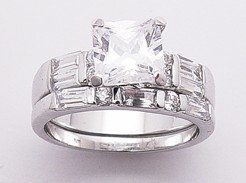 CZ Wedding Set