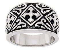 Wide Band Cross Ring