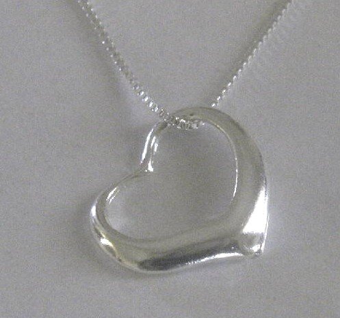 Small Open Heart Necklace