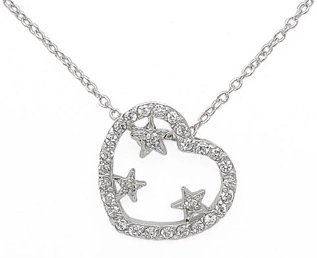 Heart w/ Stars Necklace