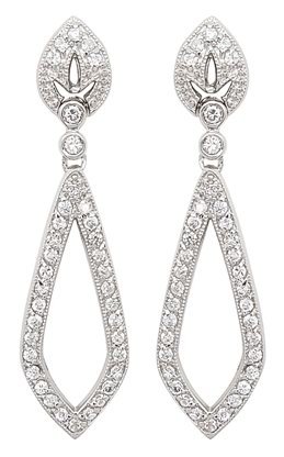 Cut Out CZ Earrings