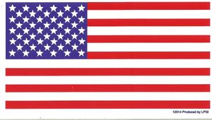 American Flag Vinyl Sticker