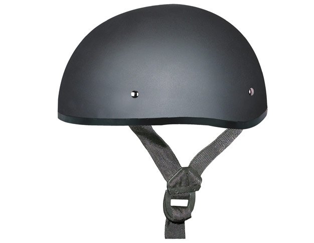 DULL BLACK Helmet - Daytona Skull Cap w/out Visor